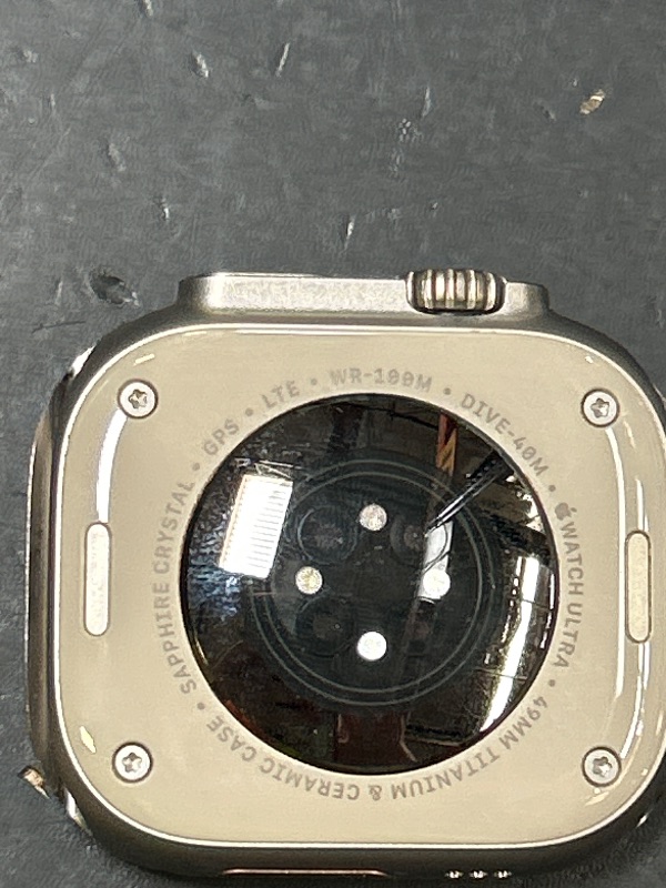 Photo 1 of Apple Watch Ultra 2 [GPS + Cellular, 49mm] - Titanium Case with Blue Ocean Band, One Size (Renewed Premium)