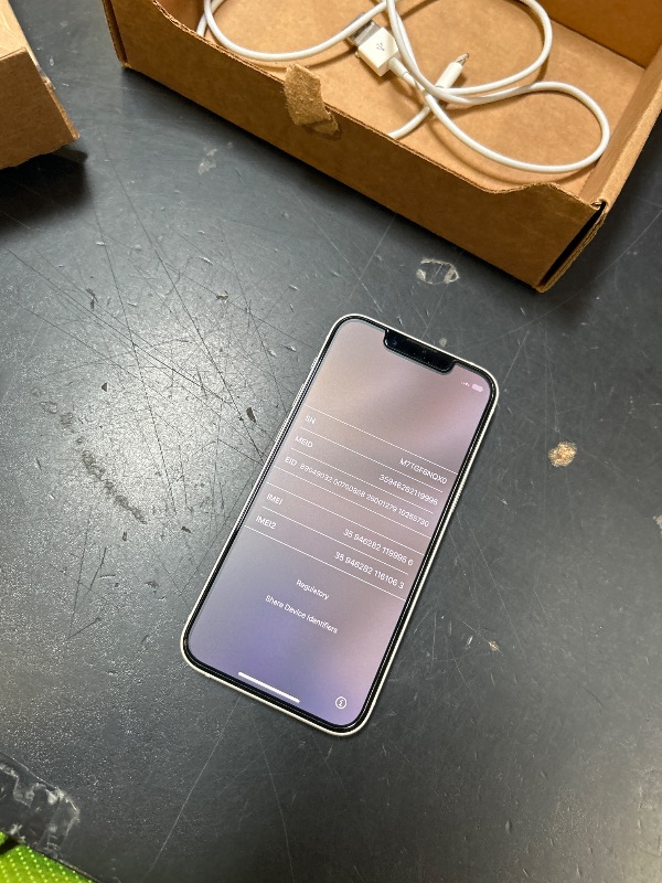 Photo 1 of Apple iPhone 13 Mini, 128GB, Starlight - Unlocked (Renewed)