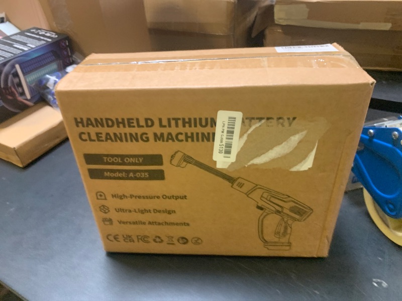 Photo 1 of Handheld Lithium battery cleaning machine ** Compatible with DeWalt 20V Batteries, 6-in-1 Nozzle Foam Cannon for Car Floor (Tool Only, No Battery Included)