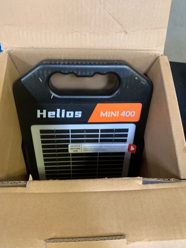 Photo 1 of Andmon MINI400 20 Miles Solar Electric Fence Charger with Day/Night Mode 0.4J Output Energy Electric Fence Energizer