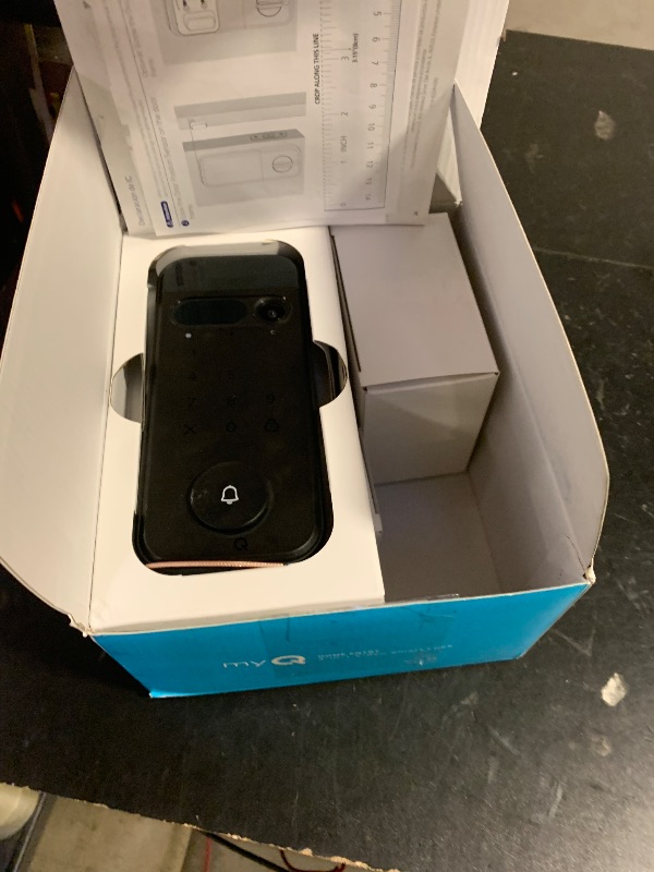 Photo 1 of myQ Secure View™ 3-in-1 Smart Lock with 2K HDR Video Doorbell Camera, Face Access, Fingerprint Access, PIN & App Control — Intelligent Entry with Built-in Camera, Color Night Vision & Two-Way Audio