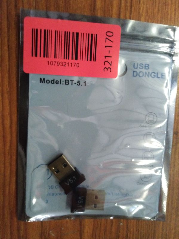 Photo 1 of 2 Pack Bluetooth Adapter for PC, Wansurs USB Bluetooth Adapter 5.1 EDR, BT Dongle Wireless Receiver for Speaker, Mouse, Keyboard, Headphones Compatible with Win10/11