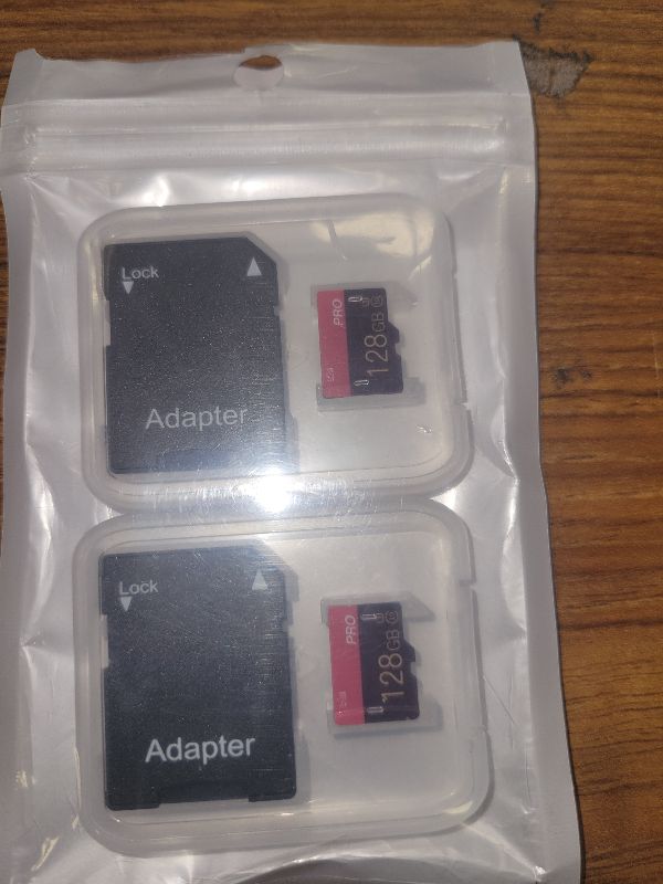 Photo 1 of 2 Pack 128GB Micro SD Card with Adapter High Speed Memory Card,C10 A1 TF Card for Camera/Dash Cam/Smartphone/Tablet/Drone?128GB*2