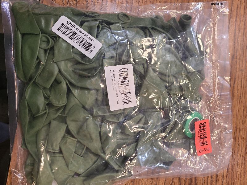 Photo 1 of 104pcs Sage Green Balloons - 18/12/10/5 Inch Neutral Green Latex Balloons Garland Arch Different Sizes Pack for Boho Wedding, Baby Showers,Bridal Shower, Birthday Party Decor