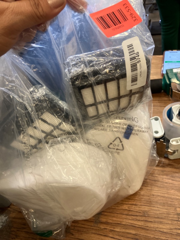 Photo 1 of 2 + 4 Pack Filters for Shark Vacuum Navigator Lift Away Filter Replacement ZU503AMZ NV350 NV351 NV352 NV355 NV356E NV357 NV360 NV370 UV440 UV540, Parts XFF350 XHF350