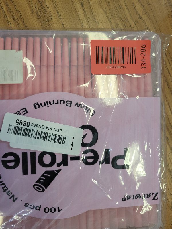 Photo 1 of 100 PACK Pink Cones Rolling Paper | King Size | 108mm | Pre Rolled Cones with Paper Loader and Packing Sticks