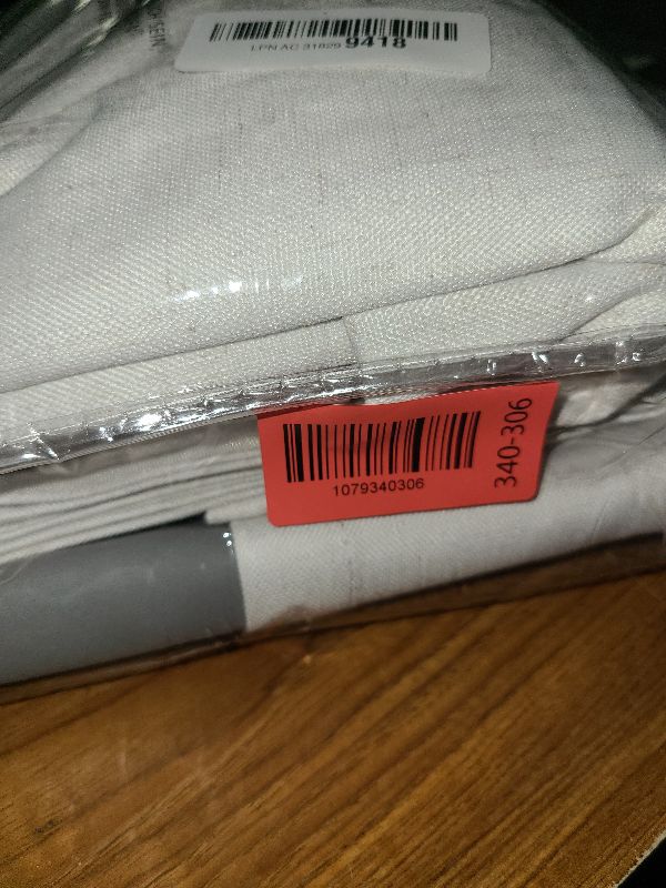 Photo 1 of 100% Blackout Linen Curtains 84 Inch Length 2 Panels Set Neutral Boho Farmhouse for Bedroom Windows Living Room Darkening Thermal Insulated Drapes Beige Cream Ivory 7ft Long Back Tab Pleated Pocket