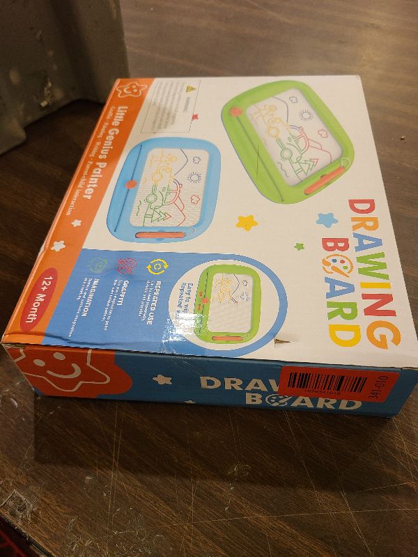 View 2 of 2 Pack Magnetic Drawing Board, Toddlers Toys Ages 1-2 & 2-3, Learning and Educational Writing Painting Doodle Pad for Toddlers for 1 2 3 Year Old, Ideal Christmas Birthday Gifts for Kids Boys Girls