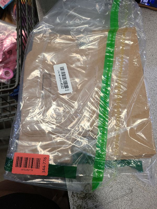Photo 1 of 2 Cup Disposable Drink Carrier for Delivery with Handle,15 Count Kraft Paperboard Cup Holder,Cup Carriers for Hot or Cold Drinks,Coffee Carrier, Food Delivery,Take Out Cup Carriers (Brown)