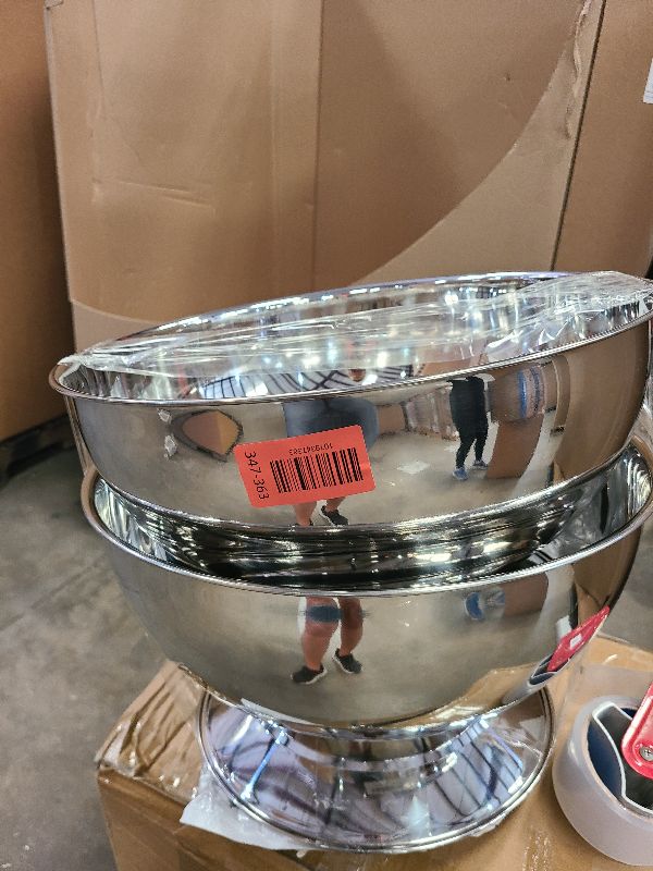 Photo 1 of 12L Large Stainless Steel Champagne Ice Bucket with Ice Scoop, Mirror Polished Punch Bowl with Detachable Stable Base, Holds Up to 10 Bottles for Parties, Weddings, Banquets and Restaurants(2 packs)