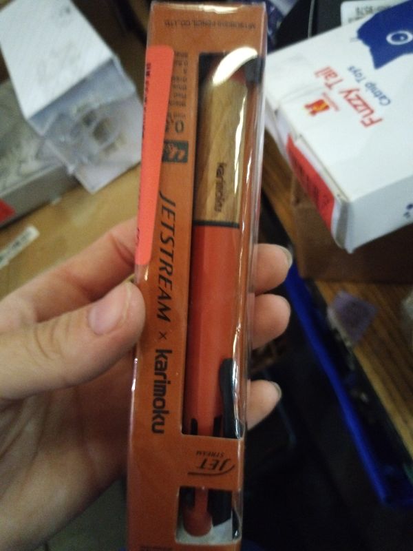 Photo 1 of ???? Mitsubishi Pencil MSXE5KF05.4 Multifunction Pen Jetstream Karimoku 4&1 0.5 Sunset Orange