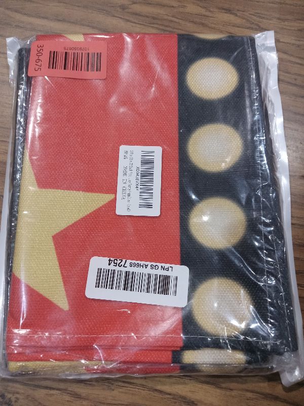 Photo 1 of 2 Pcs 13 x 72 Inch Movie Night Table Runner with Gold Star Design - Red Carpet Decoration for Birthday Party Supplies?red?