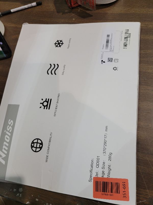 Photo 1 of 2026 Upgraded Nmoiss Car Windshield Sun Shade [Dot Matrix Reflective Coating] Extended Edge No Light Leakage Design Cooling Protect Car Interior from UV Damage Medium