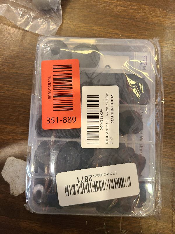 Photo 1 of 120Pcs Flat Rubber Washers Assortment Kit,16/18/20/25/30mm Black Washer,Vibration Absorbing Pads Sealing Rubber Washers for Faucets Garden Bolts Screws Hose Plumbing Shower Head- 5 Sizes