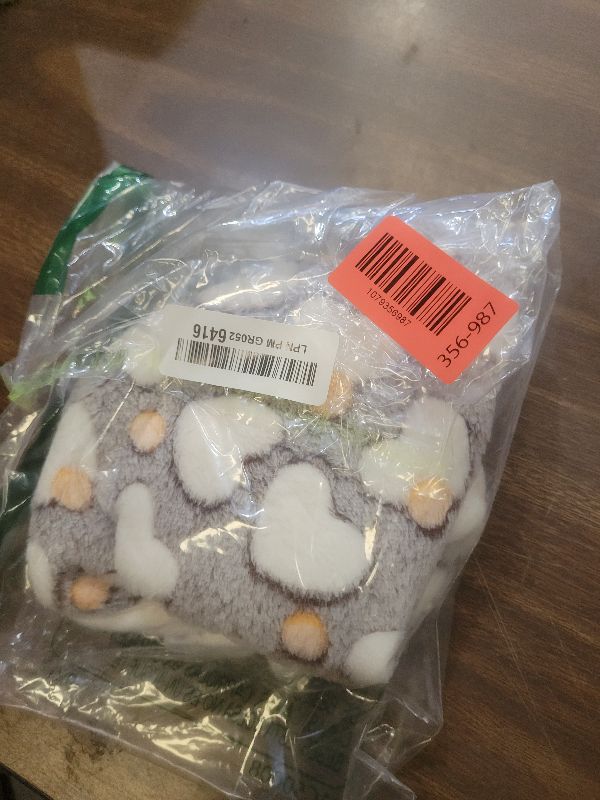 Photo 1 of 1 Pack 3 Puppy Blankets Super Soft Warm Sleep Mat Grey Cute Print Fluffy Fleece Pet Flannel Throw Dog Blankets for Small Dogs Cats,Star&Bone&Love- Small (23"x15")