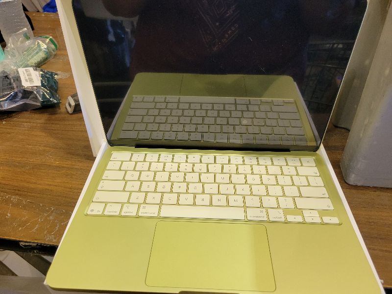 Photo 1 of *UP FOR PARTS* 
Apple 2026 MacBook Neo 13-inch Laptop with A18 Pro chip: Built for AI and Apple Intelligence, Liquid Retina Display, 8GB Unified Memory, 256GB SSD Storage, 1080p FaceTime HD Camera; Citrus