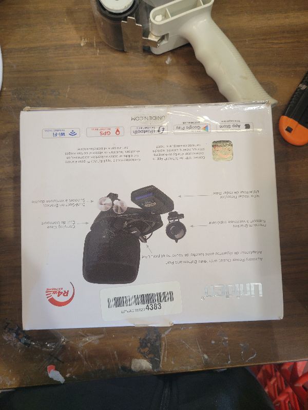 Photo 1 of Uniden R4W (new Model) Extreme Long-Range Laser/Radar Detector, Record Shattering Performance, 360° Awareness, Built-in GPS, Wi-Fi, Bluetooth, Voice Alerts, Red Light & Speed Cameras, R/TACH App