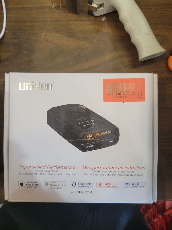 Photo 1 of Uniden R4W (new Model) Extreme Long-Range Laser/Radar Detector, Record Shattering Performance, 360° Awareness, Built-in GPS, Wi-Fi, Bluetooth, Voice Alerts, Red Light & Speed Cameras, R/TACH App
