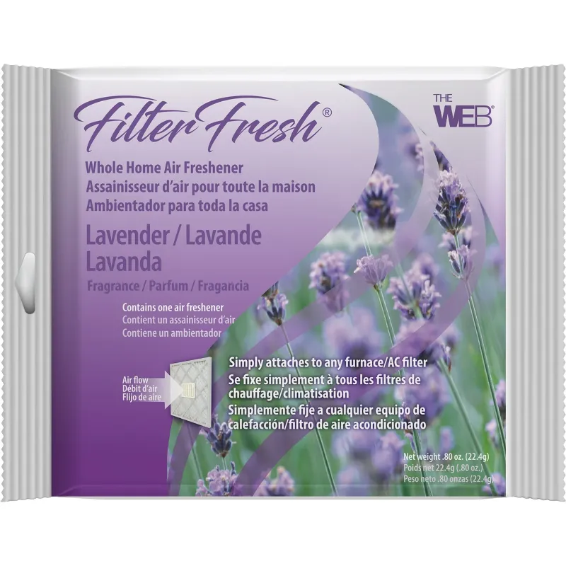 Photo 1 of (2 pack) The WEB FilterFresh Whole Home Lavender Air Freshener. Filter scent attaches to any HVAC air filter.