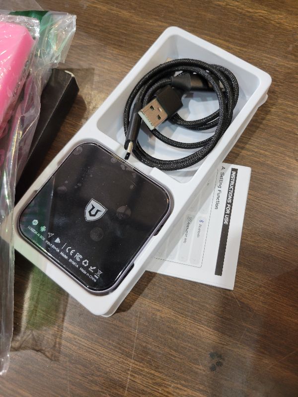 Photo 1 of 2026 Upgraded 3 in 1 Wireless CarPlay Adapter,Enhanced Cooling Fan,AI Magic Box Video Player for Apple iPhone&Android, Built-in Net-Flix YouTube Tiktok with 5.8GHz WiFi USB TF Card for OEM CarPlay Car