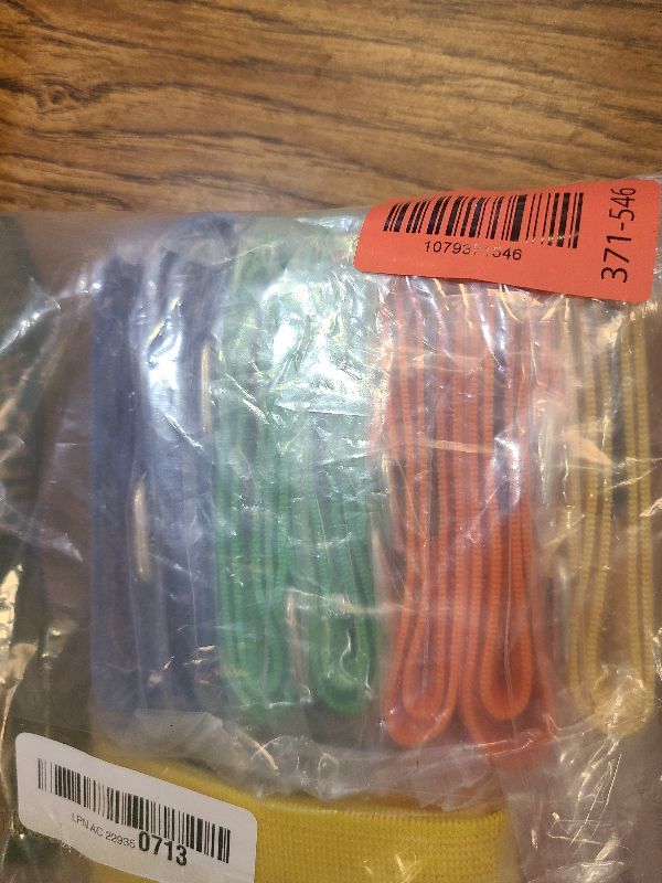 Photo 1 of 10 PCS 3 Legged Race Bands Three Legged Race Durable Firm Elastic Tie Rope Colorful 3 Leg Race Band for Outdoor Activities and Party Activities