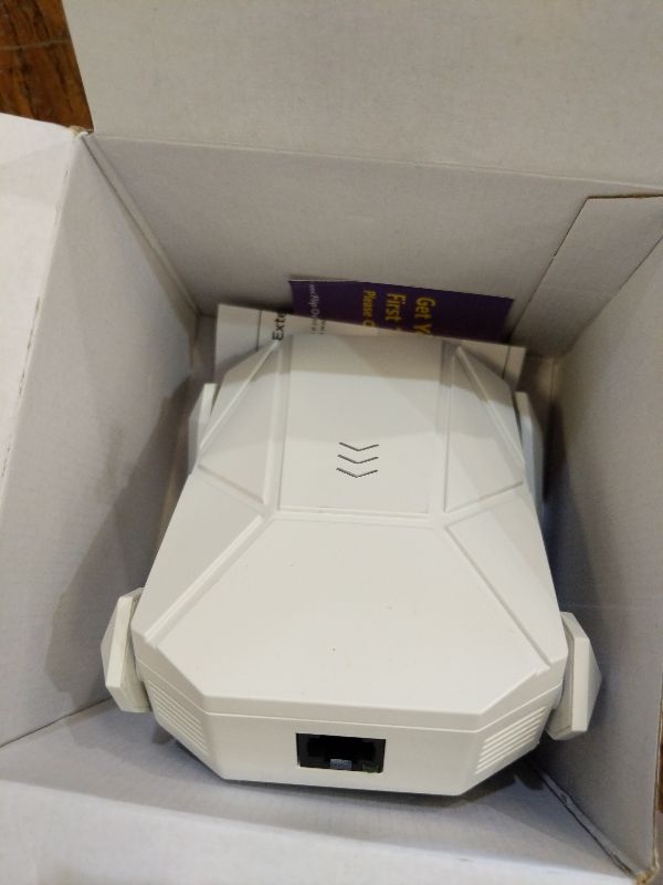 Photo 1 of 2026 AX1800 WiFi 6 Extender Signal Booster - Dual Band 2.4G/600Mbps & 5.8G/1200Mbps, WiFi Extender with Gigabit Port, 802.11AX Tech, 13999 Sq.Ft Long Range WiFi Repeater, Connects 105+ Devices