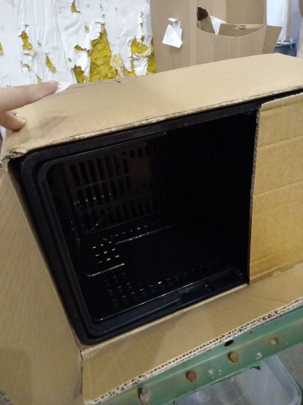 Photo 1 of 12 Pcs Shopping Baskets 20 L Plastic Store Retail Baskets with Handles 16.9 * 11.8 * 9.1 Inches for Market Grocery Supplies Thrift Convenience Storage(Black)