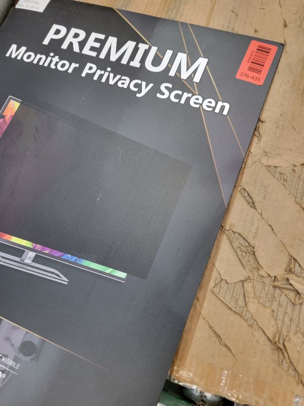 Photo 1 of 27 Inch Computer Privacy Screen Filter for 16:9 Aspect Ratio Widescreen Monitor Removable Computer Monitor Privacy Shield - Eye Protection Anti Glare Blue Light Filter