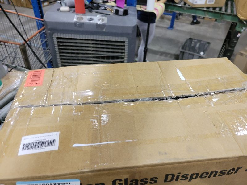 Photo 1 of 2 Gallon Glass Drink Dispensers For Parties?Lemonade Beverage Dispenser With Stand And Spigot For BBQ, Picnic, Party,Laundry Detergent Dispenser