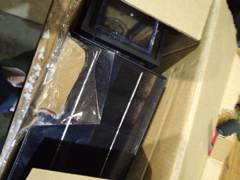 Photo 1 of 2 Pack RGB Solar Wall Lights Outdoor, Dusk to Dawn & Motion Sensor Porch Light with Lantern Shape, 10 Modes (RGB Cycle/Fixed) IP65 Waterproof, E26 Bulb Exterior Sconce for Front Porch, Garage, Patio