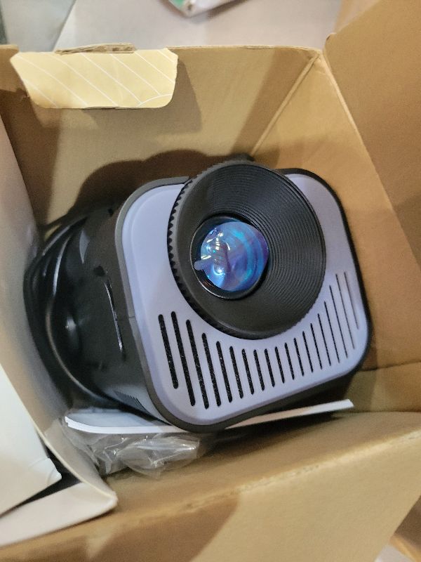 Photo 1 of [Smart Projector & Built-in Apps] Mini Projector Support 4K 1080P FHD Portable Projector with WiFi and Bluetooth 180° Rotatable Auto Keystone, Compatibile with HDMI/TV Stick/Memory Stick/Laptop, Black