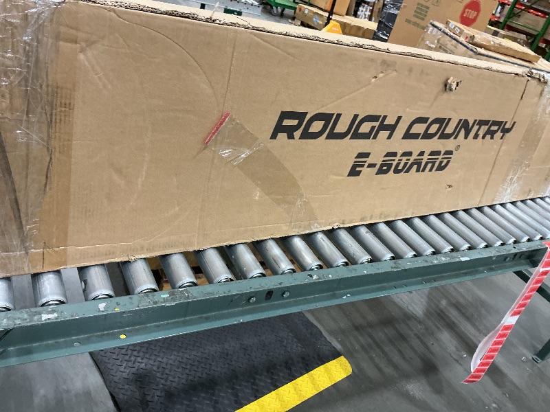 Photo 1 of [Steps only] Rough Country Power Running Boards with LED Step Lights for Ram 2500/3500 Quad Cab (2010-2025) - Retractable Electric Side Steps, Non-Slip Aluminum Design