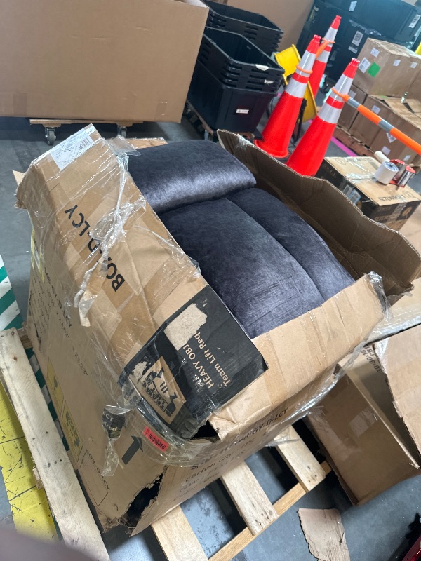 Photo 1 of ***UPDATED 7/11** LUCKLIFE Recliner Sofa Set with Manual Recliners,Living Room Furniture Set with Reclining Couch,Loveseat and Armchair,Breathable Fabric Upholstery,Thick Cushions and Ergonomic Design,Dark Gray (3+1+1)