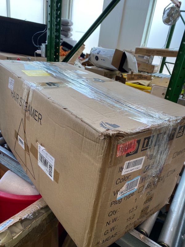 Photo 1 of [UNTESTED] Elitzia 7 Color Hair Steamer Black Hooded Micro Mist Ozone for Natural Black Hair Adjustable Height Wheels 3 Mode 5 Level Time Temperature Control Dye Perm Hair Professional Home ET1408T