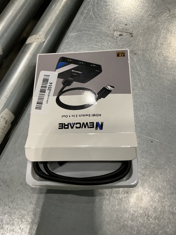 Photo 1 of [Upgrade] HDMI Switch 3 in 1 Out, 4K@60Hz HDMI 2.0 Switch Splitter with 2.6FT Long HDMI Cable, 3-Port HDMI Switcher Selector, Supports 4K 30Hz 3D 1080P HDCP2.2 for PS5 Xbox DVD Player Fire Stick PC