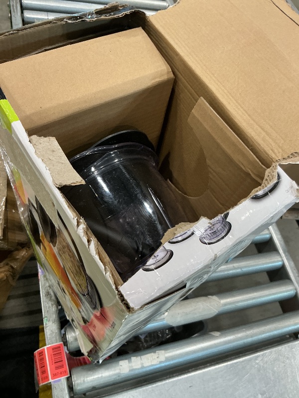 Photo 1 of **MISSING MAIN BLENDER PART**Ninja QB1004 Blender/Food Processor with 450-Watt Base, 48oz Pitcher, 16oz Chopper Bowl, and 40oz Processor Bowl for Shakes, Smoothies, and Meal Prep,Black