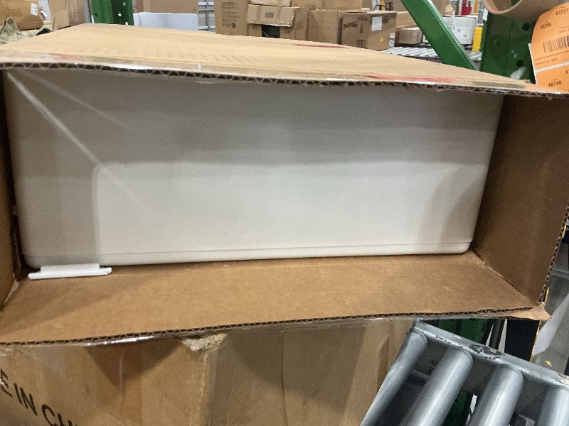 Photo 1 of [Half of Drawers unusable]  Akro-Mils 64-Drawer Plastic Drawer Storage Cabinet for Garage Organization, Bead Organizer, Building Bricks Storage, Teacher Toolbox, Makeup Organizer, 20" W x 6" D x 16" H, 10164 White