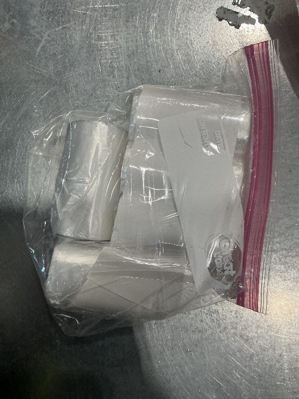 Photo 1 of 0.5 Gallon 350 pcs Mini Clear Trash Bags, Tiny Strong Garbage Bags,Small Plastic Bags for Desktop Trash Bin, Tiny Bathroom Trash Can Bin Liners,Mini Bags for Waste Basket Liner,Fit 2 Liters-Clear