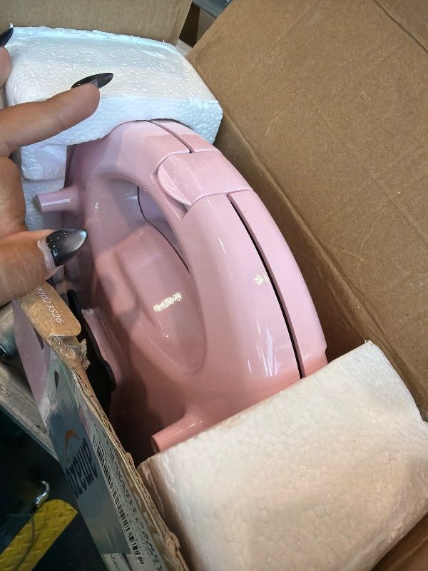 Photo 1 of [PINK NOT BLUE] GreenPan Elite 8-in-1 Programmable 6QT Electric Slow Cooker,Dishwasher Safe Lid & Removable Crock, PFAS-Free Healthy Ceramic Nonstick Multi-Cooker,Sear, Sauté,Brown,Steam Basket,Roast, PINK
