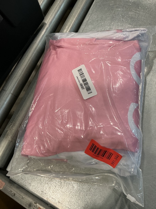 Photo 1 of [Just the covers] Tegeme Set of 2 First Communion Decorations Baptism Arch Covers 6.6ft, 7.2ft God Bless Arch Backdrop Cover Spandex Stretchy Christening Baptism Baby Shower Decor Holy Communion Party Supplies(Pink)