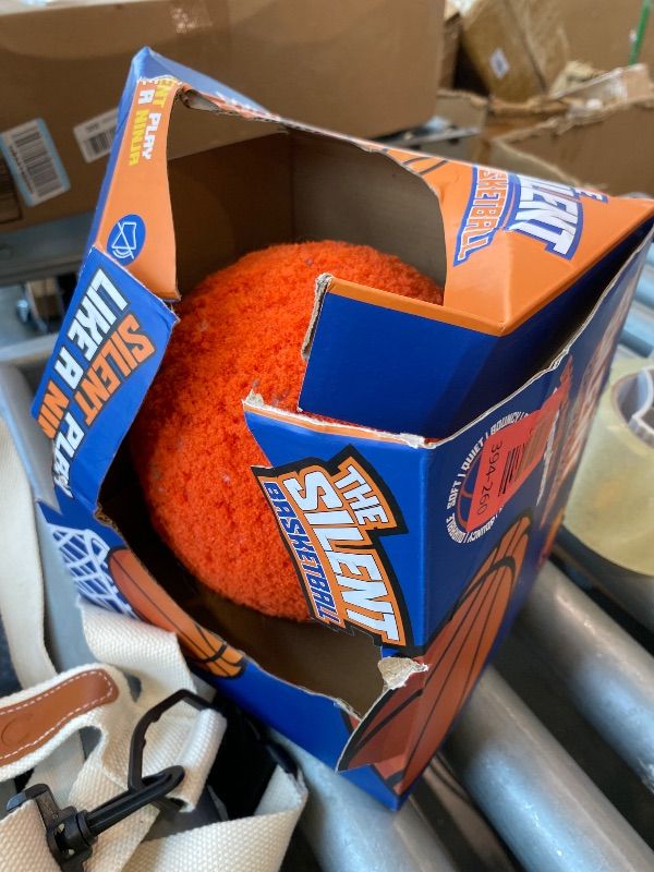 Photo 1 of [MAJOR DAMAGE] Rzkipdy Silent Basketball Size 5 (27.5") – Not Vacuum Shipped - 2025 Upgraded Airless Soft Foam Ball Soundless for Quiet Dribbling and Indoor Training – Real Feel Higher Bounce No Noise