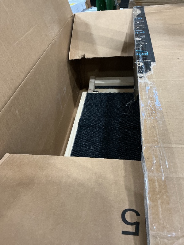 Photo 1 of ???? ???????? Dog Ramp for Bed, 64" Long Foldable Pet Ramp for Small Large Dogs, Dog Ramps for High Beds Car, High Traction with Platform 6 Adjustable Heights 24" to 30" Up to 220LBS Black
