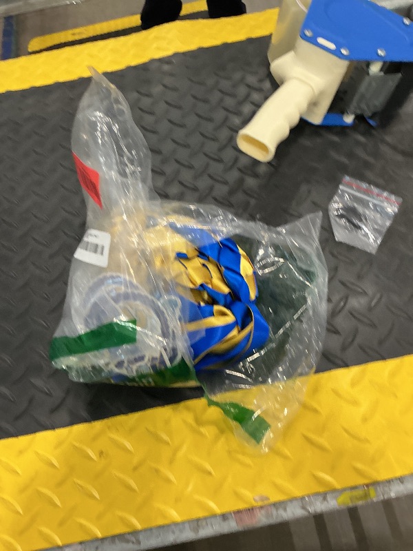 Photo 1 of 100 Pieces Satin Down Syndrome Awareness Ribbon with Safety Pins Blue & Yellow Ribbons 1.4 x 3 inch