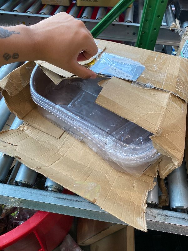 Photo 1 of [MINOR DAMAGE] Refrigerator Top Door Shelf FFSS2615TP0/1/2/3/4, FFSS2615TS0/1/2/3/5, FFSS2625TS0/1/2/3/5, LGHX2636TF0/4/5, FFSS2615TE0/1/2/3/4, LFSS2612TF0/1/2/3/4 for Frigidaire - Door Bin Replacement.(2-PACK)