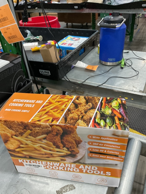 View 2 of ***MISSING ONE TRAY*** P&P CHEF 11.8 Inch Air Fryer Basket for Oven, 3 Pieces Stainless Steel Air Fryer Racks Accessories for Cooking Baking Roasting, Dehydrator Rack Frying Baskets, Non Toxic & Dishwasher Safe