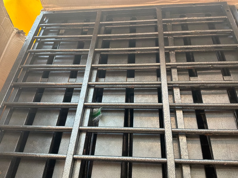 Photo 1 of [Very old, dirty and rusted] 48 Inch Heavy Duty Dog Crate with Wheels?Indestructible Escape-Proof Dog Cage for Large Dogs, Extra Large XL XXL Indestructible Dog Crate with Removable Tray (Patent Authorization)