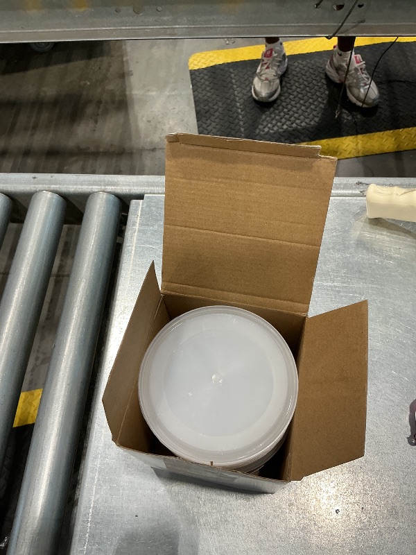 Photo 1 of ***JUST LIDS *** Acellegic 25 Pack Clear Deli Container Lids Plastic Reusable Lids for 8, 16, 32oz Deli Container Soup, Freezer, Microwave, Dishwasher Safe, Not Include Cups