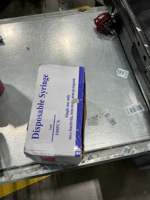 Photo 1 of 100 Pack 3ml 25 Gauge 1 inch Syringe Luer Lock Disposable Syringes for Scientific Labs,Individually Wrapped