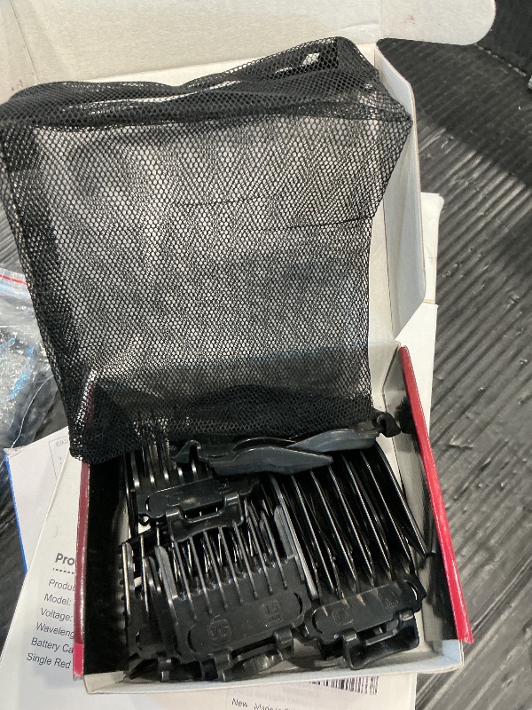 Photo 1 of 12 Pack Replacement for Wahl Clipper Guards Set, Guide Comb Attachment Compatible with Wahl Clipper Guard, 1/16" to 1" with Taper Guards, Black