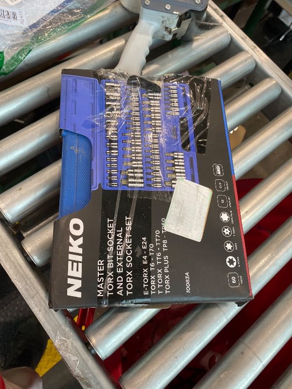 Photo 1 of [HEAVILY used] NEIKO 10083A Master Torx Bit Socket and External Torx Socket Set, S2 and CrV Steel, Supreme Torque Output Complete Kit, 60 Pieces